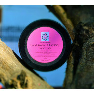Sandalwood & Licorice  Face Pack with Aloe vera for Glowing Skin