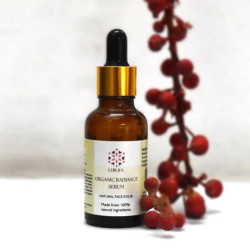 Organic Radiance Face Serum with Rosehip Seed Oil, Carrot Seed oil for Pigmentation | Anti-Aging Face Serum For Men & Women with Vit-A, C & E to Remove Blemishes, Acne Marks & Fine Lines | 30 ml