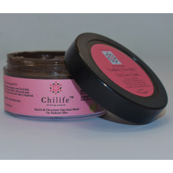  Kaolin Clay Mask with Chocolate & Lemon Peel  for Radiant Skin
